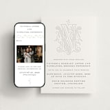 "Classically" - Wedding Website in Soft Black by Jenna Holcomb - Match Your Stationery