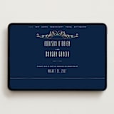 "Ornate Deco" - Wedding Website in Gold by GeekInk Design - Desktop Design