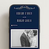 "Ornate Deco" - Wedding Website in Gold by GeekInk Design - Mobile Layout