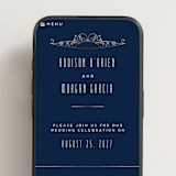 "Ornate Deco" - Wedding Website in Gold by GeekInk Design - Mobile Layout