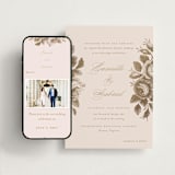 "Idyllic" - Wedding Website in Petal by Design Lotus - Match Your Stationery
