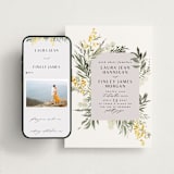 "mimosa" - Wedding Website in Dandelion by Everett Paper Goods - Match Your Stationery