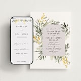 "mimosa" - Wedding Website in Dandelion by Everett Paper Goods - Match Your Stationery