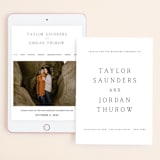 "Svelte" - Wedding Website in Ivory by Erin Hodges - Match Your Stationery