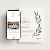 "Pressed Foliage" - Wedding Website in Heather by Stacey Meacham - Match Your Stationery