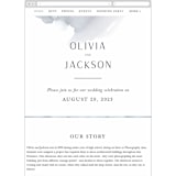 "Blueridge" - Wedding Website in Ocean by Leah Bisch - Mobile Layout