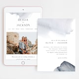 "Blueridge" - Wedding Website in Ocean by Leah Bisch - Match Your Stationery