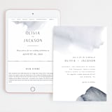 "Blueridge" - Wedding Website in Ocean by Leah Bisch - Match Your Stationery