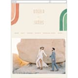 "Double Rainbow" - Wedding Website in Cactus by Pink House Press - Mobile Layout