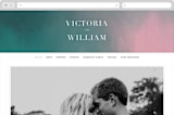 "Crazy in Love" - Wedding Website in Mist by iamtanya - Desktop Design
