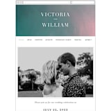 "Crazy in Love" - Wedding Website in Mist by iamtanya - Mobile Layout