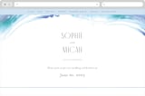 "apogean tide" - Wedding Website in Lagoon by Jennifer Wick - Desktop Design