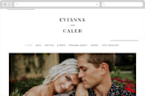 "Aligned" - Wedding Website in Pearl by Michelle Taylor - Desktop Design
