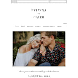 "Aligned" - Wedding Website in Pearl by Michelle Taylor - Mobile Layout