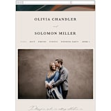 "Love Story" - Wedding Website in Turquoise by Kate Ahn - Mobile Layout