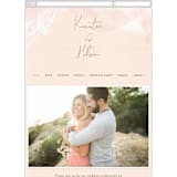 "dawning" - Wedding Website in Sunrise by Jennifer Wick - Guest Management