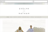 "Grounded in Love" - Wedding Website in Porcelain by Nicole Walsh - Desktop Design