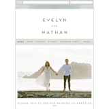 "Grounded in Love" - Wedding Website in Porcelain by Nicole Walsh - Mobile Layout