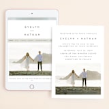 "Grounded in Love" - Wedding Website in Porcelain by Nicole Walsh - Match Your Stationery