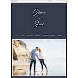 "Proposal" - Wedding Website in Marine by Sandra Picco Design - Mobile Layout