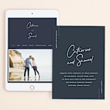 "Proposal" - Wedding Website in Marine by Sandra Picco Design - Match Your Stationery