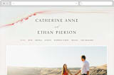 "cultured pearl" - Wedding Website in Pearl by Erin Deegan - Desktop Design