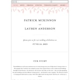 "Emblem" - Wedding Website in Petal by Kimberly FitzSimons - Guest Management