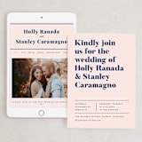 "Vogue" - Wedding Website in Navy by Genna Blackburn - Match Your Stationery