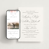 "Organza" - Wedding Website in Linen by Jill Means - Match Your Stationery