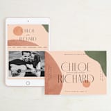 "Abstract" - Wedding Website in Desert by Kelly Schmidt - Match Your Stationery