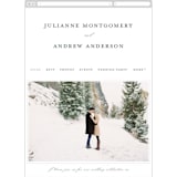 "Grand Escape" - Wedding Website in Stone by Petra Kern - Mobile Layout