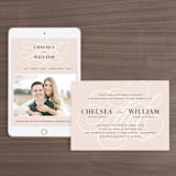 "AND" - Wedding Website in Sunkissed by Jill Means - Match Your Stationery