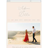 "EverAfter" - Wedding Website in Petal by Rochelle Renee - Mobile Layout