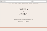 "Magazine Serif" - Wedding Website in Sand Dunes by Elly - Desktop Design