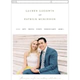 "Finale" - Wedding Website in Noir by Kimberly FitzSimons - Guest Management
