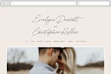 "hazelnut" - Wedding Website in Fawn by chocomocacino - Desktop Design