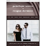 "joconde" - Wedding Website in Mahogany by chocomocacino - Mobile Layout