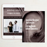 "joconde" - Wedding Website in Mahogany by chocomocacino - Match Your Stationery