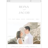 "Frame" - Wedding Website in Granite by Lori Wemple - Mobile Layout