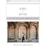 "Narrative" - Wedding Website in Frost by Jennifer Wick - Guest Management