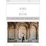 "Narrative" - Wedding Website in Frost by Jennifer Wick - Mobile Layout