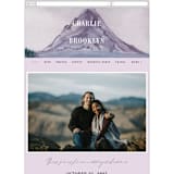 "High" - Wedding Website in Agate by Yuliya Evseeva - Mobile Layout