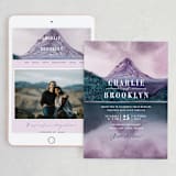 "High" - Wedding Website in Agate by Yuliya Evseeva - Match Your Stationery