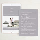 "legacy" - Wedding Website in Pebble by Leia Matt - Match Your Stationery