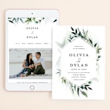 "Lovely" - Wedding Website in Mint by Susan Moyal - Match Your Stationery