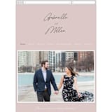 "Marry You" - Wedding Website in Blush by Design Lotus - Guest Management