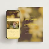"Bloom" - Wedding Website in Island Citrus by Morgan Kendall - Match Your Stationery