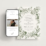 "Carolina" - Wedding Website in Meadow by Melanie Kosuge - Match Your Stationery