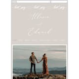 "So Inlove" - Wedding Website in Cloud by Jhudy - Mobile Layout
