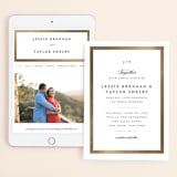"Lasting love" - Wedding Website in Gold by Stacey Meacham - Match Your Stationery
